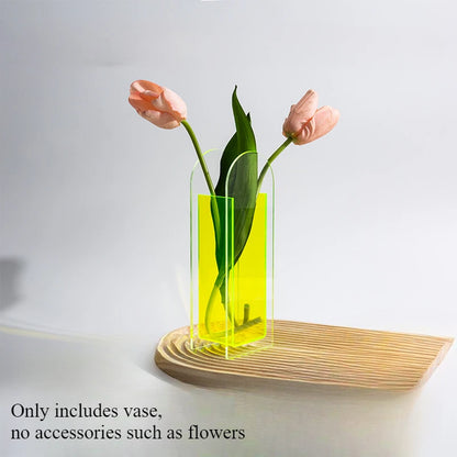 Acrylic Vase Transparent Decoration