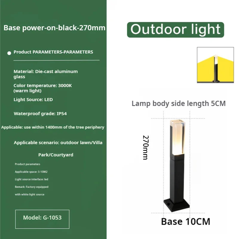 Aluminum LED Garden Lights