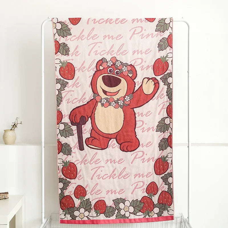 Cotton Cartoon Bath Towel