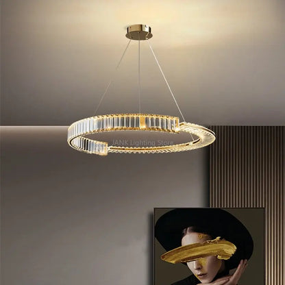 DecorBites™ Crystal LED Pendant Chandelier for Home Decor & Hospitality