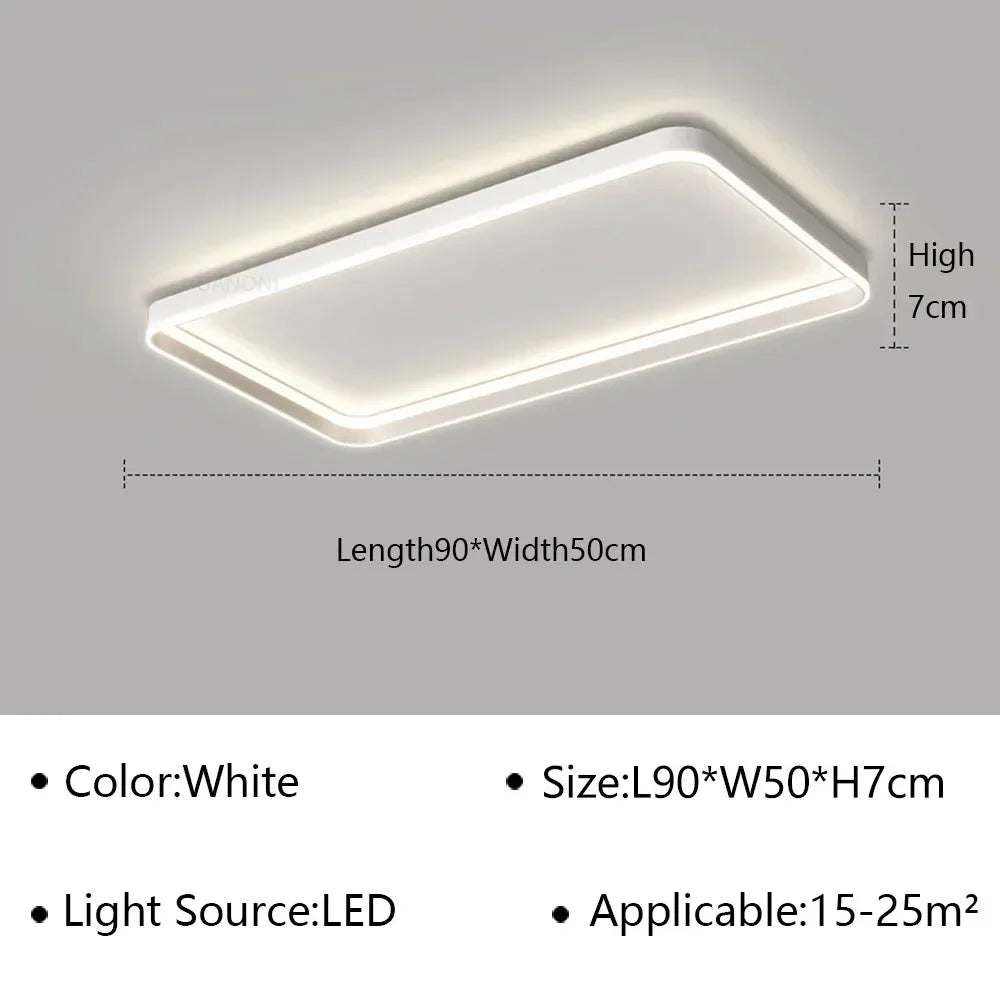 DecorBites™ Geometric LED Ceiling Lamp Chandelier for Living Dining Room Study Bedroom Aisle Balcony