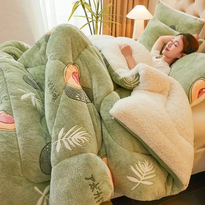 Wool Blanket Thick Warm Winter