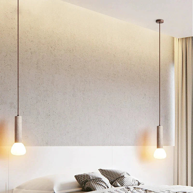 DecorBites™ Cream Style Chandelier Living Room Led Pendant Lamp for Bedroom & TV Background