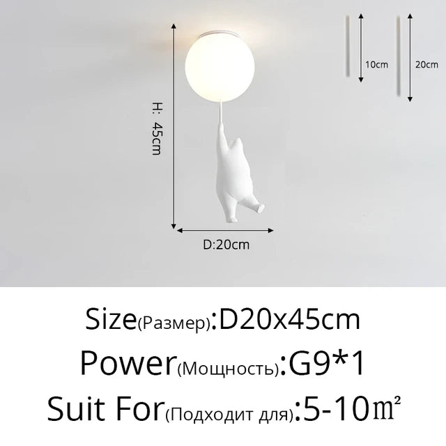 Modern Cartoon Ceiling Light