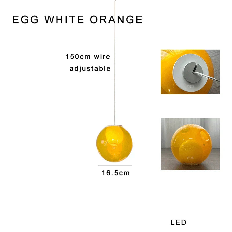 Glass Sputnik Pendant Light