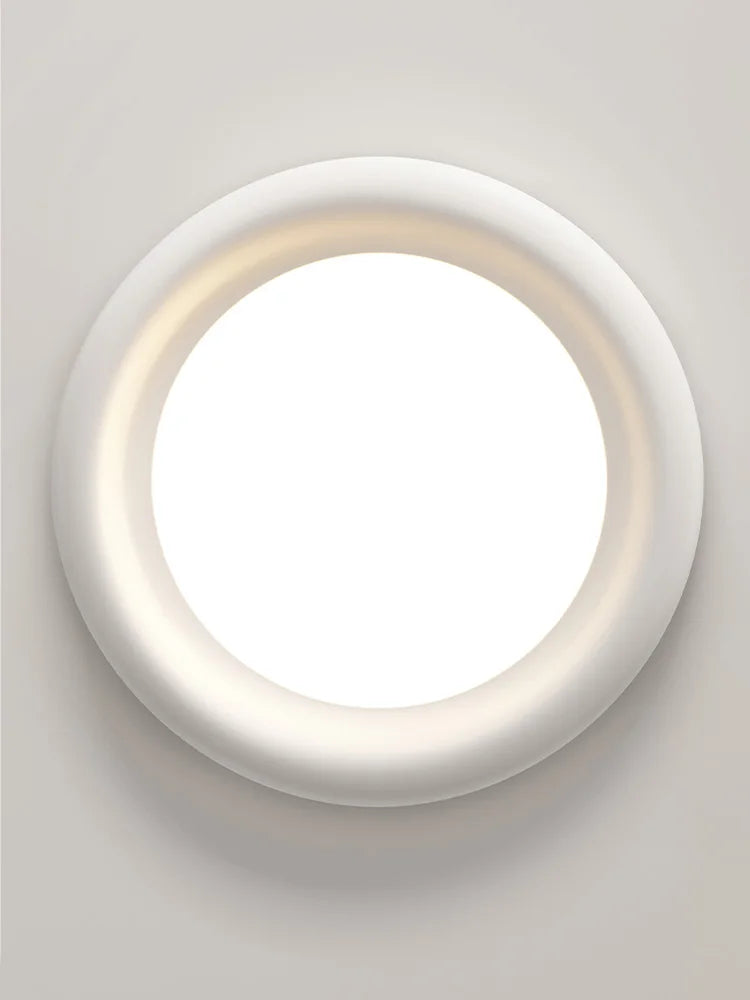 DecorBites™ Cream LED Ceiling Lamp for Girl's Room - Modern Minimalist Master Bedroom Lighting