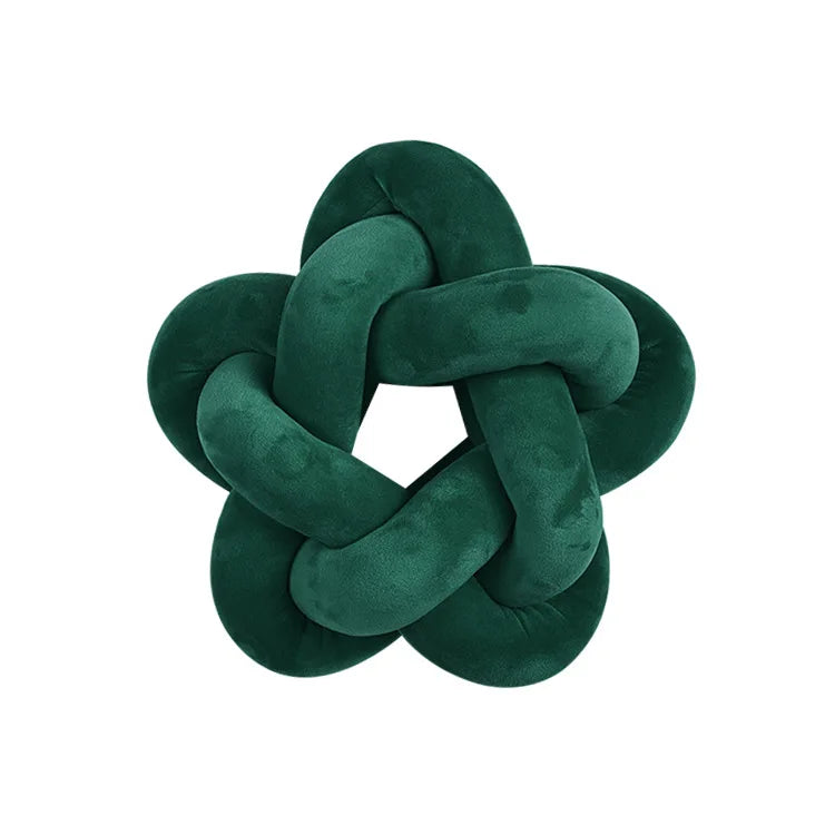 Blue Knot Ball Pillows