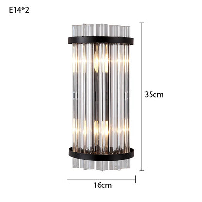 DecorBites™ Crystal Luxury Wall Lamp for Modern Bedroom, Living Room, Staircase - LED Indoor Lighting