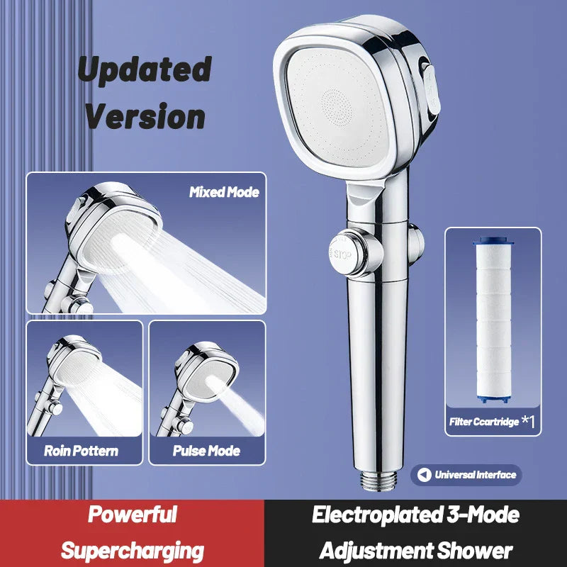 Chrome Multi-Mode Showerhead