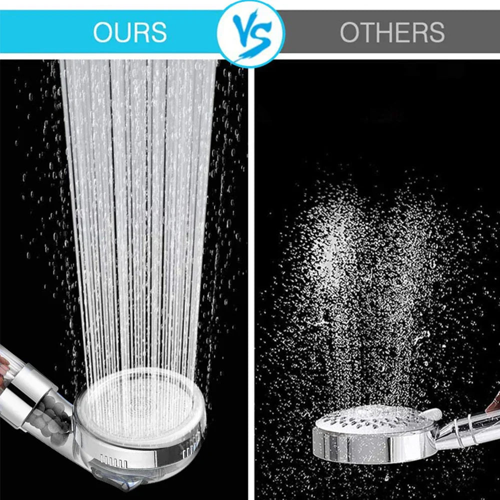 Chrome Spa Anion Shower Head