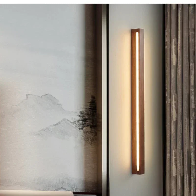 Wood Strip Wall Lamp