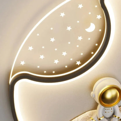 DecorBites™ Kids Astronaut LED Moon Light for Fantastic Eye Care in Bedroom or Living Room