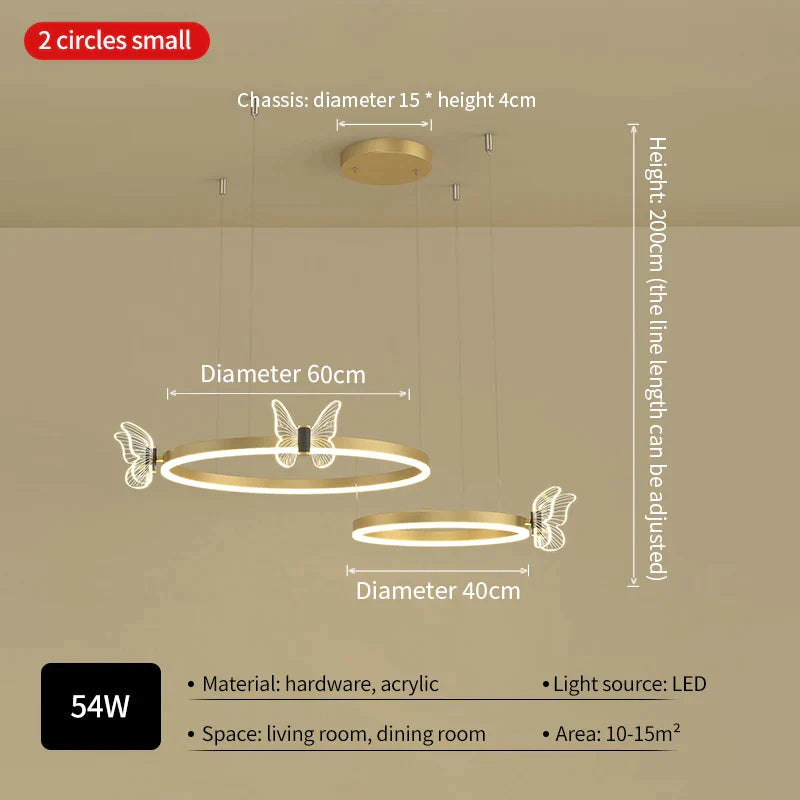 Butterfly LED Ceiling Lamp