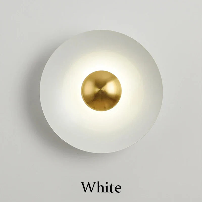 DecorBites™ Golden Macaroon LED Wall Lamp for Bedroom & Living Room