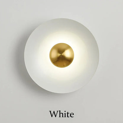 DecorBites™ Golden Macaroon LED Wall Lamp for Bedroom & Living Room