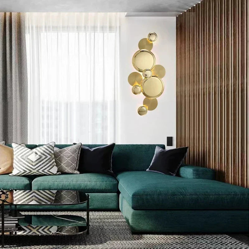 Gold Metal LED Wall Sconce