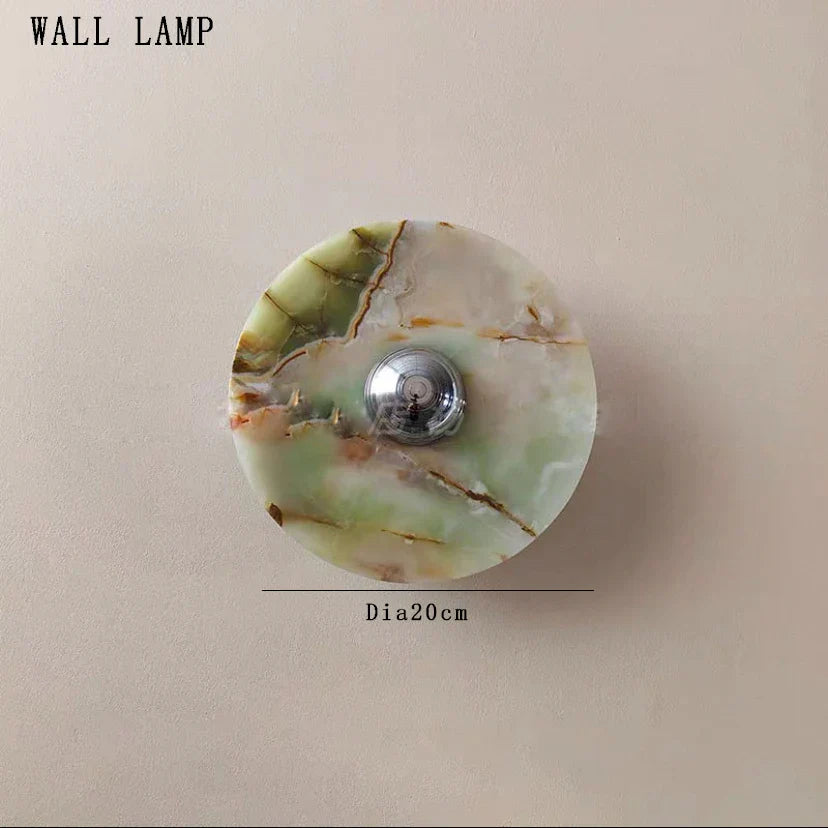 Marble Jade Wall Sconce