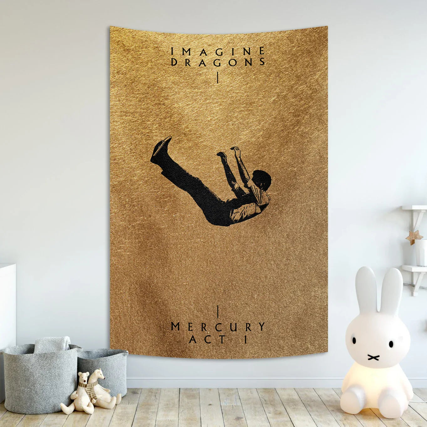 DecorBites™ Imagine Dragons Band Poster Tapestry Rock Singer Wall Art Banner Decoration