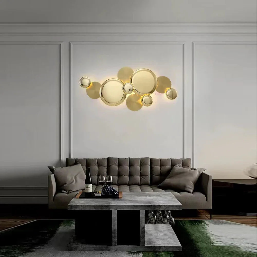 Gold Metal LED Wall Sconce