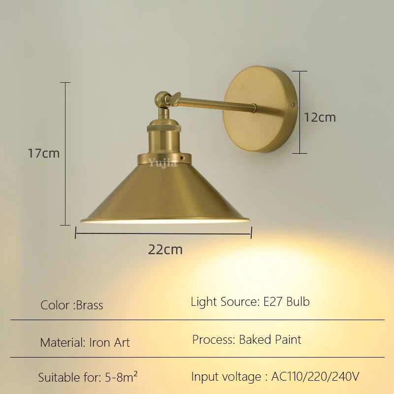 Adjustable Wall Sconce Bedside Lamp