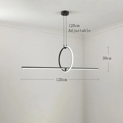 DecorBites™ Geometric Chandelier: Modern Scandinavian Industrial Hanging Lamp Fixtures