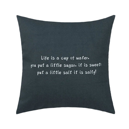DecorBites™ Abstract Geometric Print Cotton Linen Pillow Cover Nordic Style Decor Pillowcase