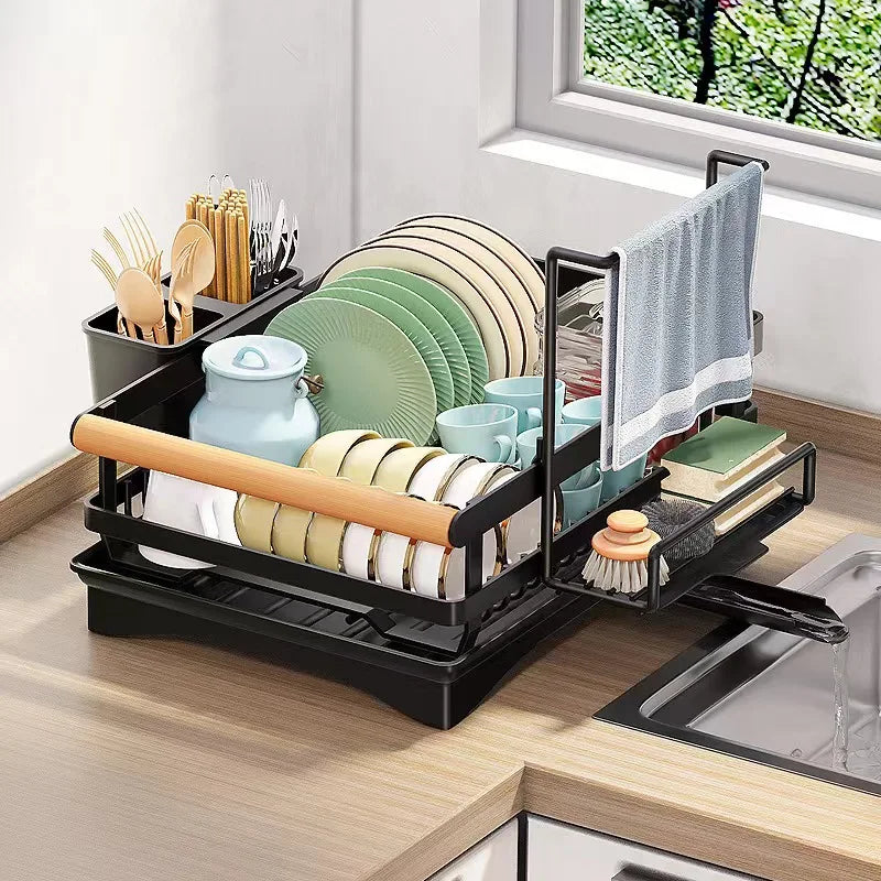 Metal Dish Organizer Rack