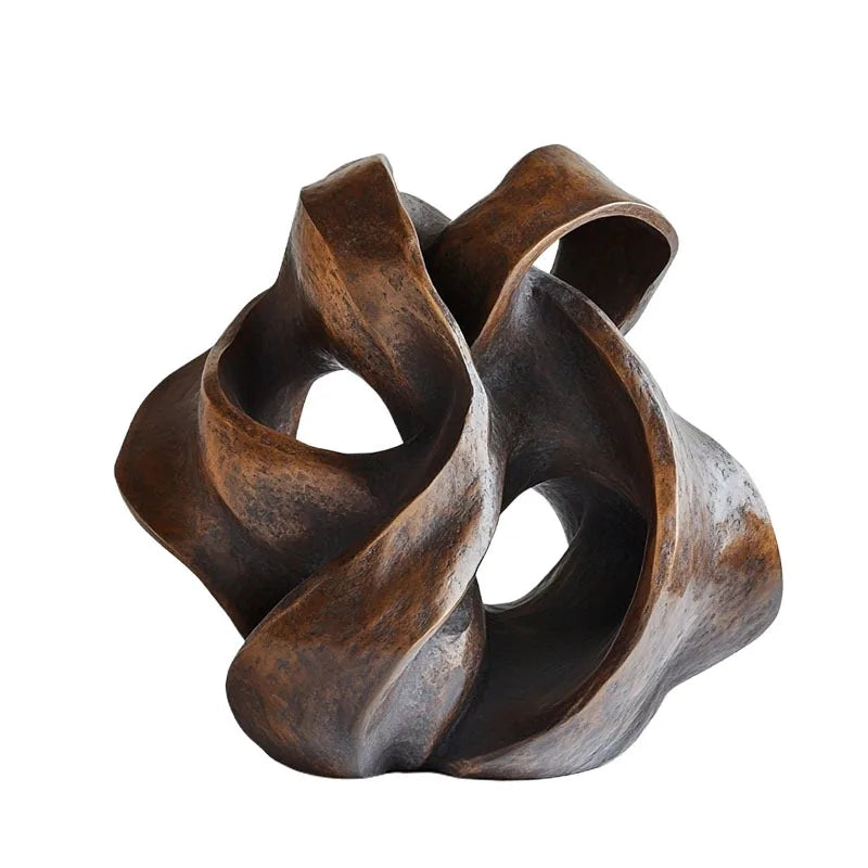 Gold Resin Ring Figurines