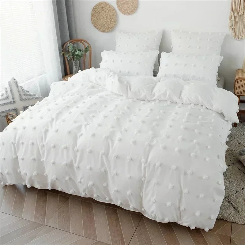 DecorBites™ Furball King Size Quilt Cover Set - High Quality Queen 200x200 Double Bedding