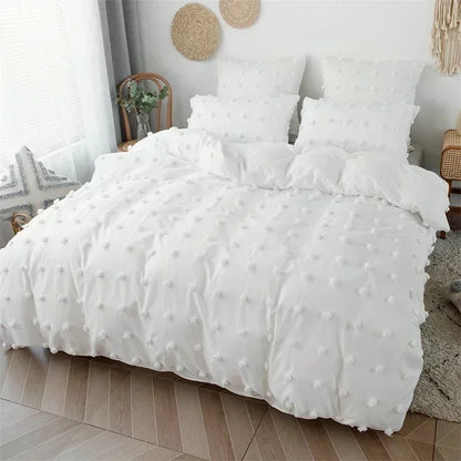 DecorBites™ Furball King Size Quilt Cover Set - High Quality Queen 200x200 Double Bedding