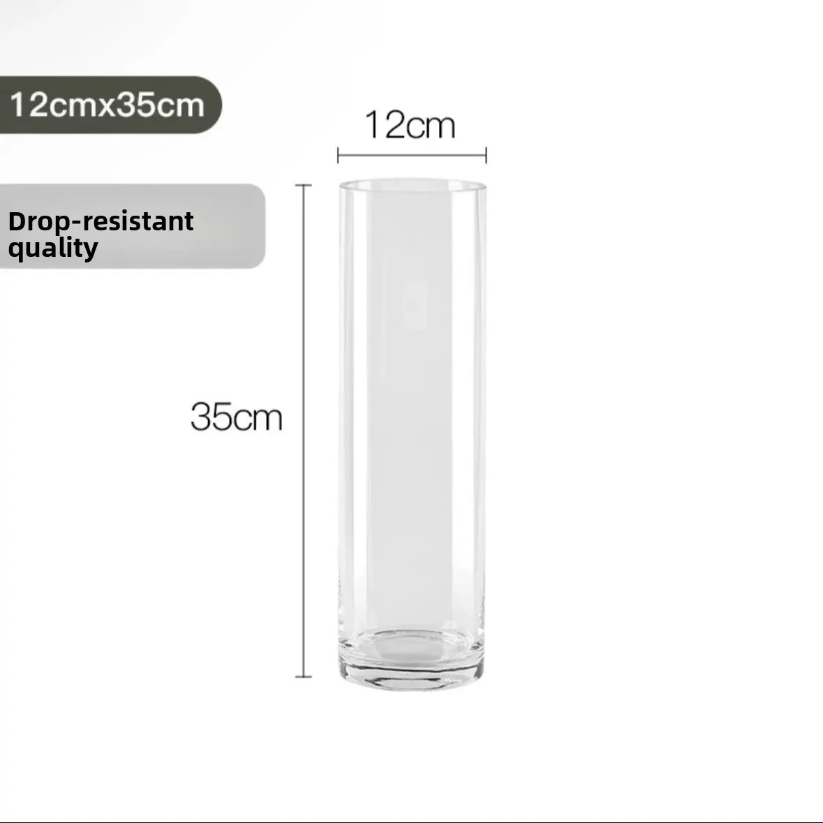 Acrylic Flower Vase Transparent Decorative