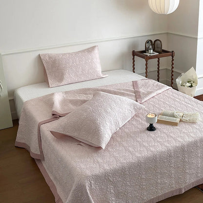 DecorBites™ Cotton Quilted Bedspread Set With Pillowcases