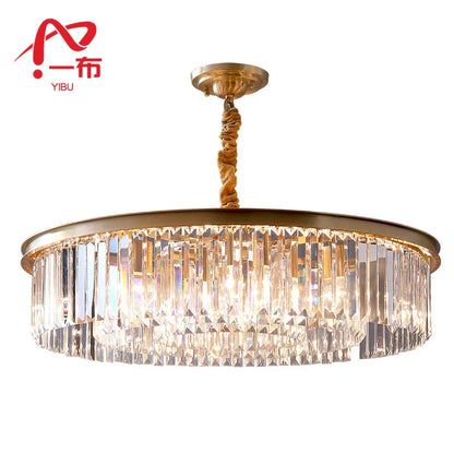 DecorBites™ Dual Purpose Crystal Chandelier Ceiling Lamp for Bedroom Living Room