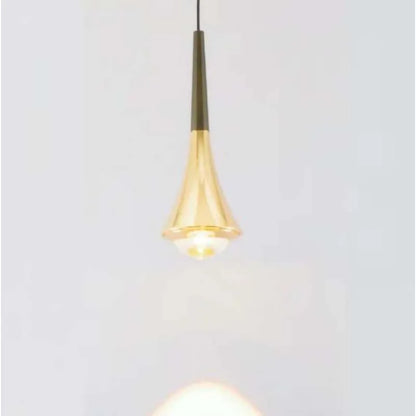 Modern Gold Adjustable Cord Pendant Light