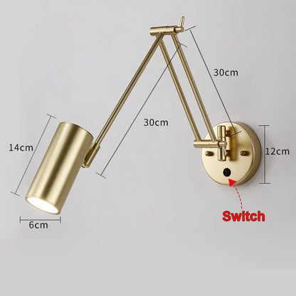DecorBites™ Adjustable E27 LED Wall Lamp Sconces Indoor Lighting Home Decor Bedroom Fixture