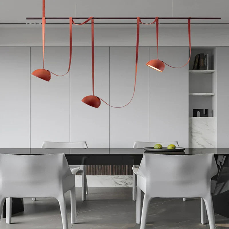 DecorBites™ Leather Pendant Light: Modern Nordic DIY Chandelier for Home and Office Decor