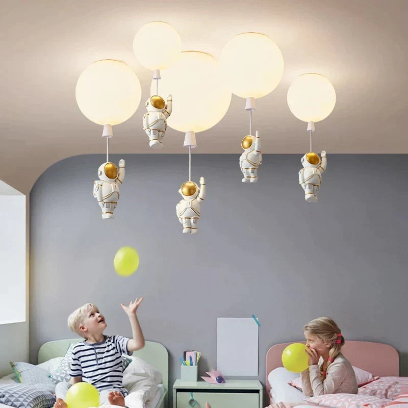 Glass Astronaut Pendant Light