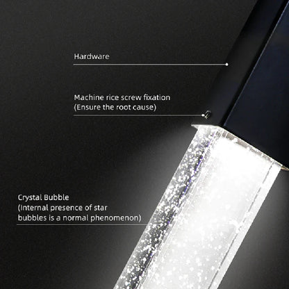 DecorBites™ Crystal Bubble Chandelier Pendant Light - Modern Staircase Hanging Fixture