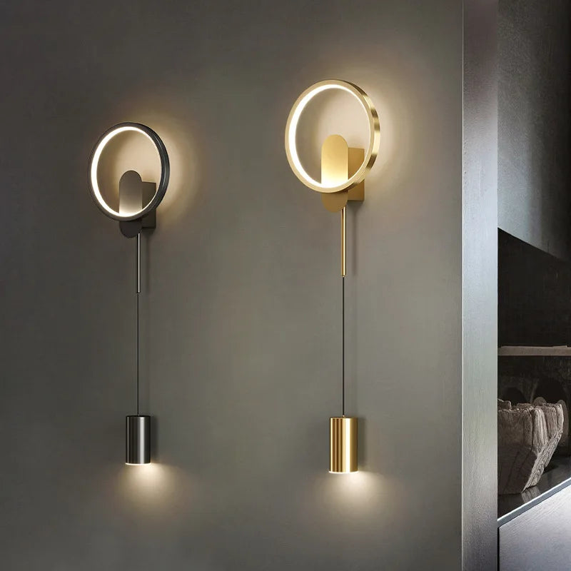 DecorBites™ Gold LED Wall Light 24W Modern Nordic Wall Lamp for Home Decor
