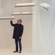 Brushed Steel LED Pendant