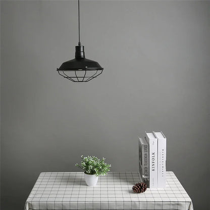 DecorBites™ Iron Pendant Lights: Rural Retro Personalized Pot Lid Chandelier