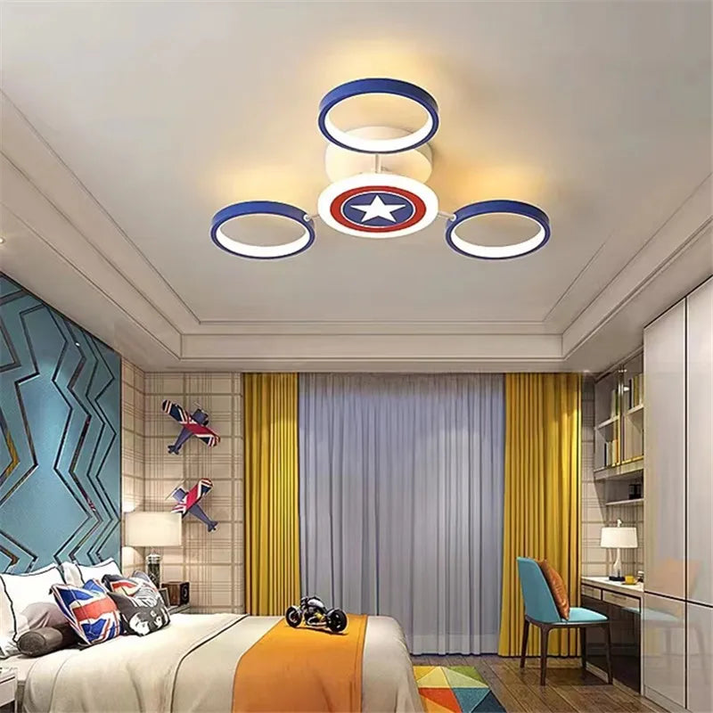 DecorBites™ Kids LED Cartoon Ceiling Light | Boys Girls Bedroom Decor Lamps