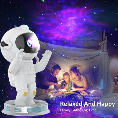 DecorBites™ Galaxy Star Projector Night Light Remote Control Timer Kids Gift
