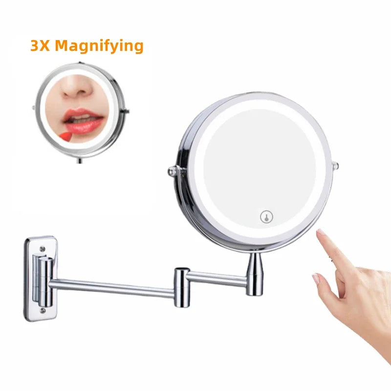 Rose Gold Makeup Mirror