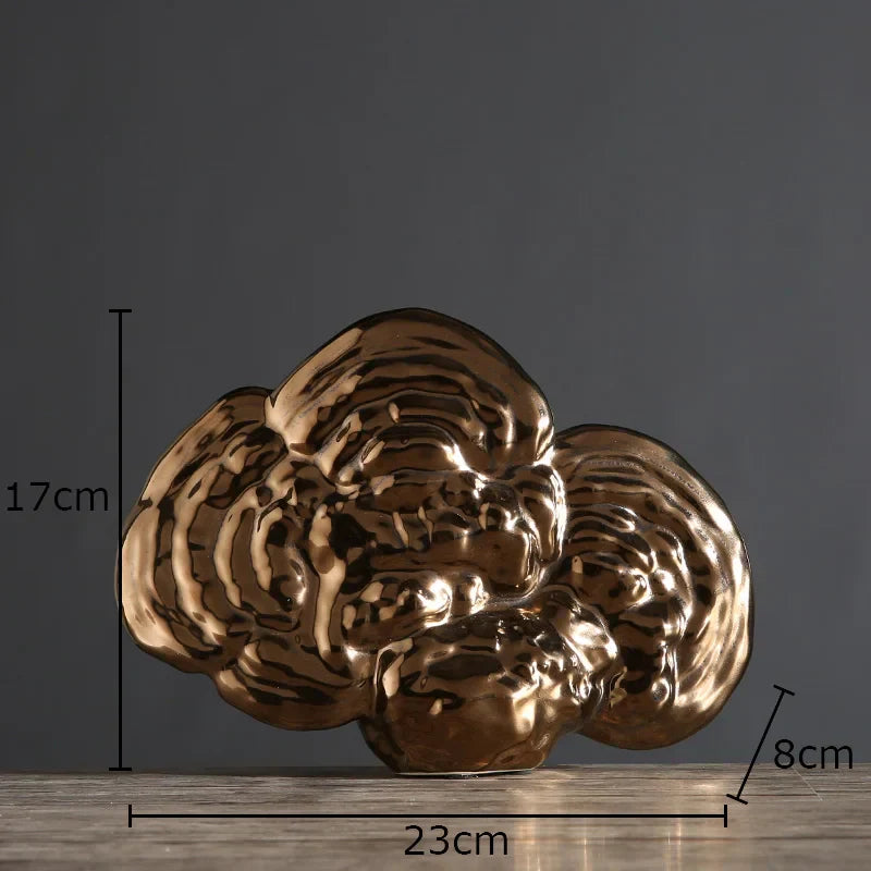 DecorBites™ Ganoderma Lucidum Sculpture Desk Ornament, Modern Room Decor & Crafts