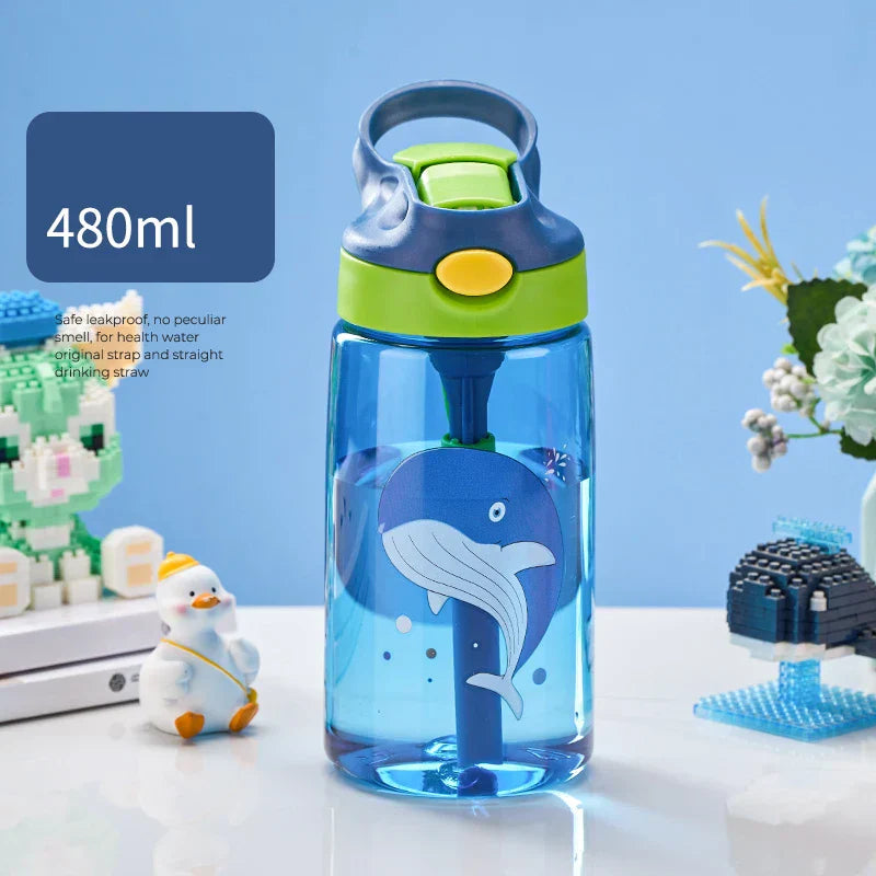Kids Straw Water Bottle