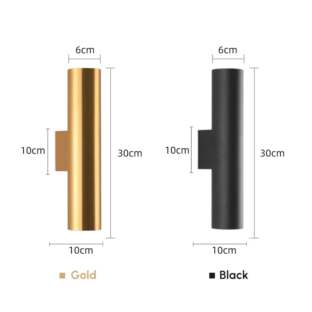 DecorBites™ Double-Headed Cylindrical Wall Lights - Modern 14W COB LED Indoor Lighting