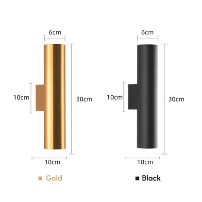 DecorBites™ Double-Headed Cylindrical Wall Lights - Modern 14W COB LED Indoor Lighting