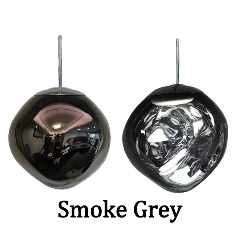 Glass Lava LED Pendant Light