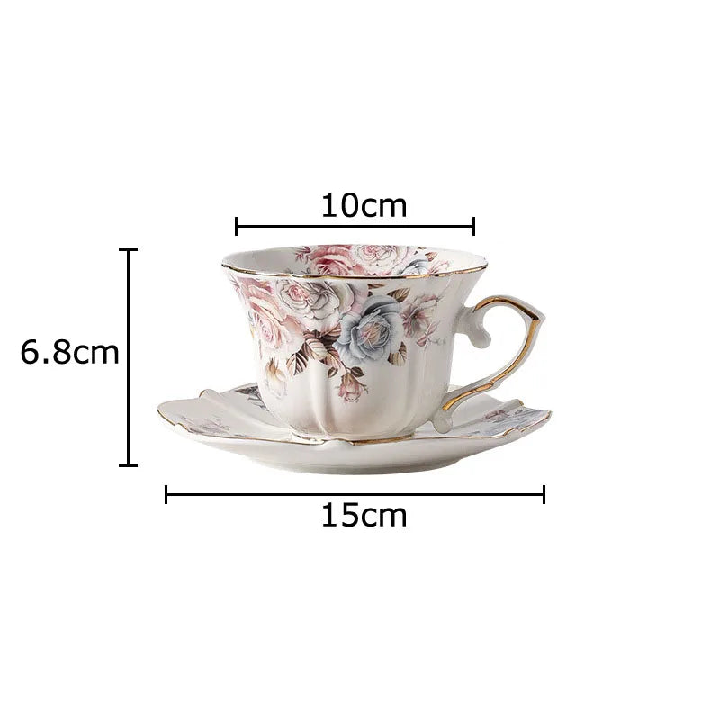 Ceramic Lace Tea Set